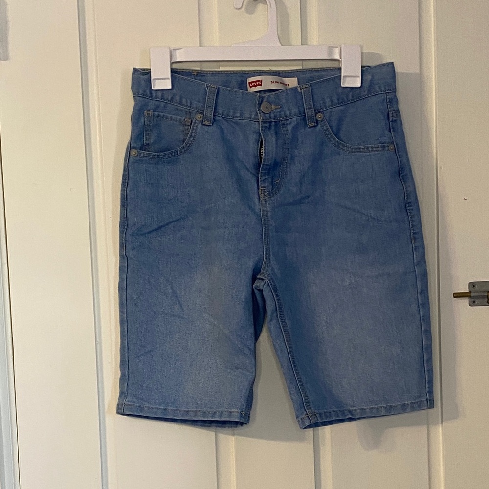 Levi's Boys Blue Denim Shorts